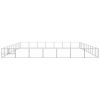 Dog Kennel Silver 753.5 ft¬≤ Steel