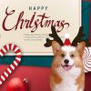 Dog Christmas Reindeer Antlers Headband Classic Elk Hat Headwear Pet Costumes Accessories pet gift