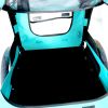 Light Green Foldable Pet Jogging Stroller Dog Carriers Bicycle Trailer Pet Dog Cat Bike Trailer