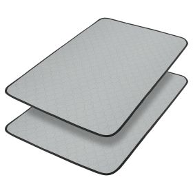 Washable Pee Pads for Dogs, Pee Pads Waterproof Potty Training Pad for Dogs, 89.5 x 59.2cm/34.5"x23", Rusableable Pee Pads Non-Slip Pee Pad Suitable f (Color: Gray)