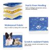 Pet Heating Pad Electric Dog Cat Heating Mat Waterproof Warming Blanket with 9 Heating Levels 4 Timer Setting Constan On Function Chewing-resistant